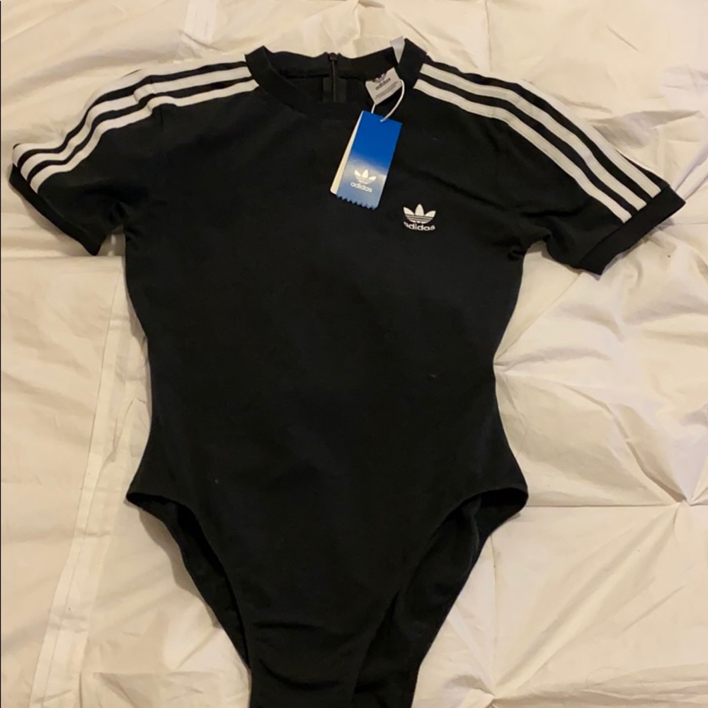Black adidas bodysuit